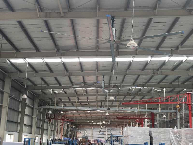 工业风扇应用于高大厂房通风降温-东莞市福泰节能环保设备有限公司